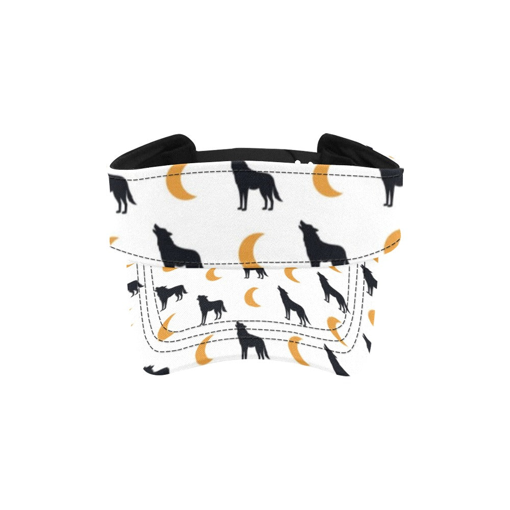 Wolf Moon Print Design LKS302 Unisex Sun Visor