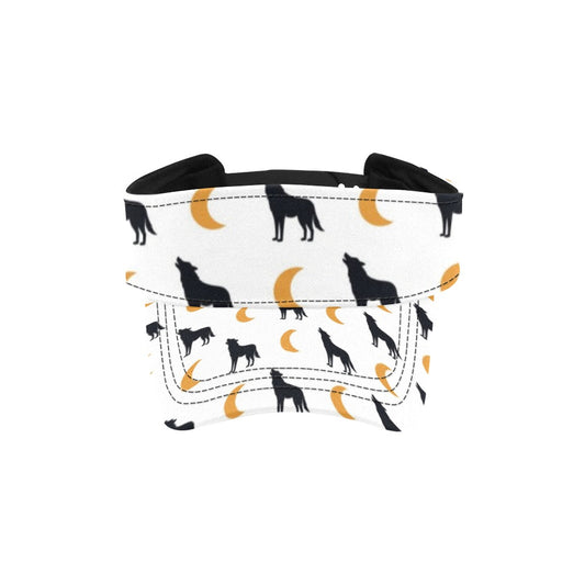 Wolf Moon Print Design LKS302 Unisex Sun Visor