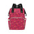 Hibiscus Red Pattern Print LKS308 Diaper Bag Backpack