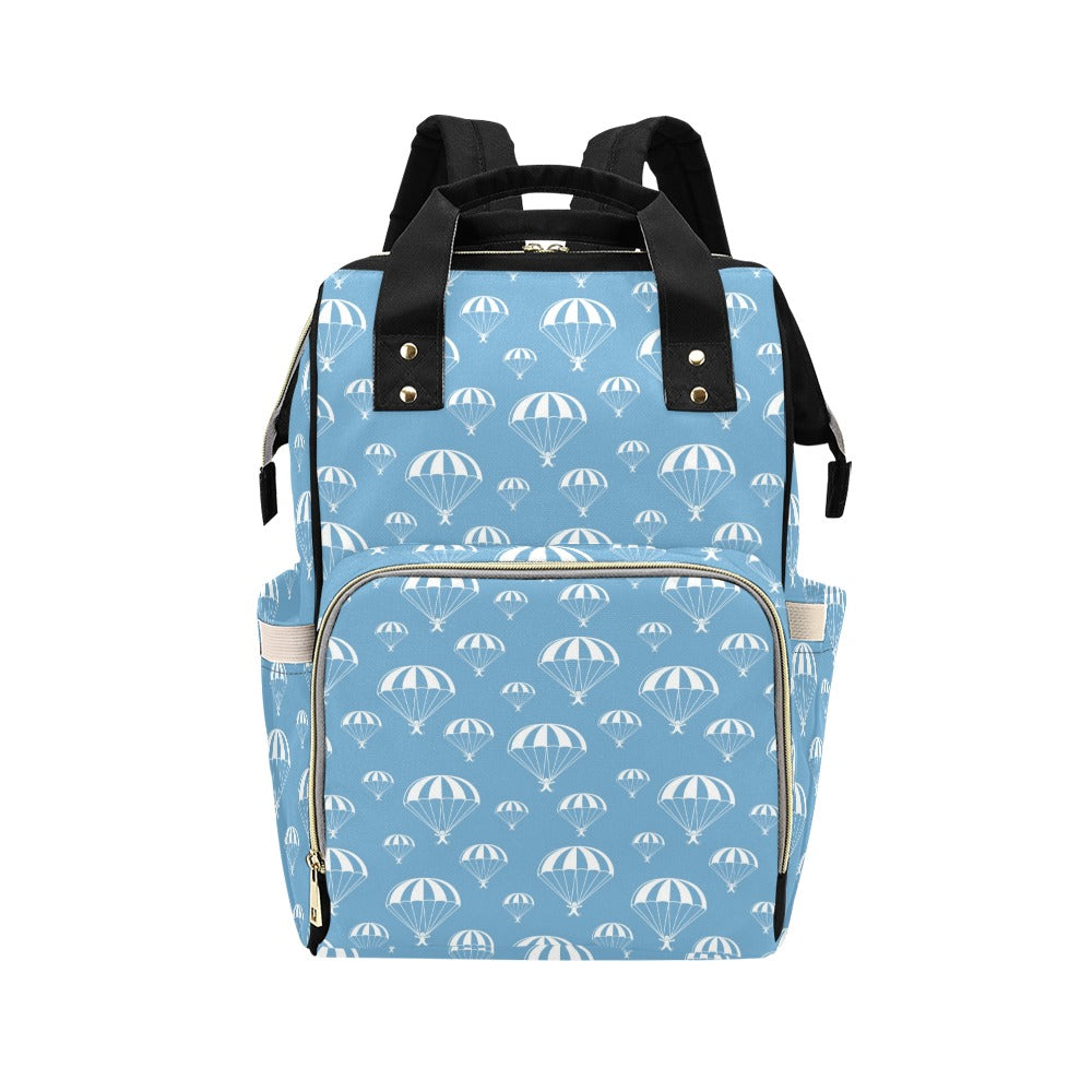 Skydiver Print Design LKS305 Diaper Bag Backpack