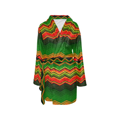 Serape Print Design LKS306 Women's Fleece Robe