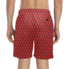 Dragons Red Skin Texture Men's Swim Trunks Beach Shorts