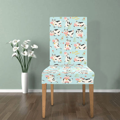 Cattle Print Design LKS403 Dining Chair Slipcover