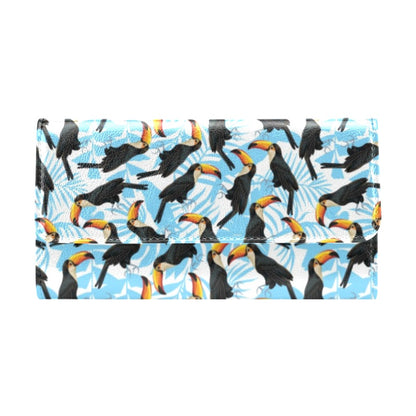 Toucan Print Design LKS303 Women's Trifold Wallet