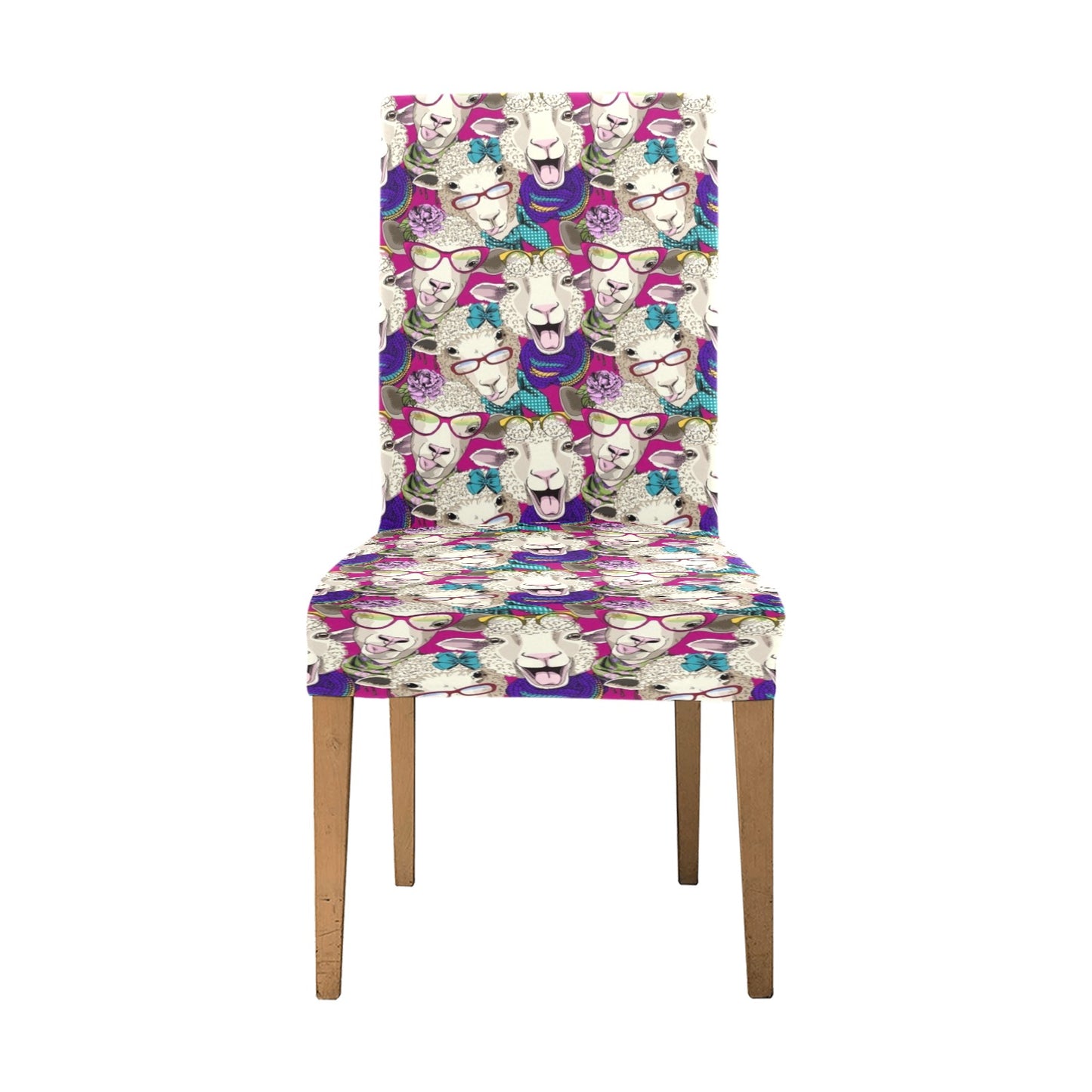Sheep Print Design LKS403 Dining Chair Slipcover