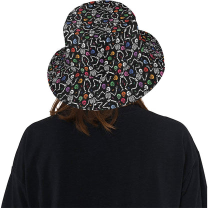 Skeleton Print Design LKS307 Unisex Bucket Hat