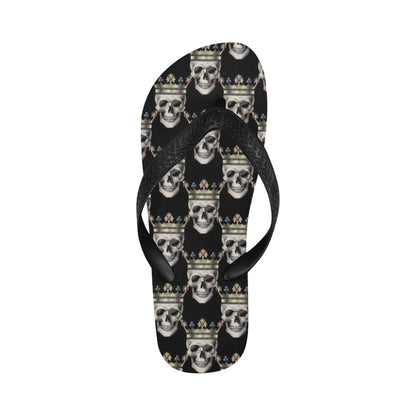 Skull King Print Design LKS3010 Flip Flops