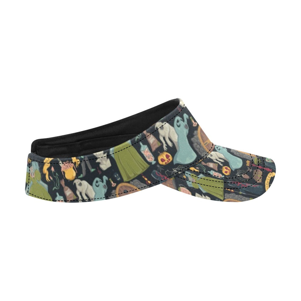 Creepy Halloween Print Design LKS304 Unisex Sun Visor