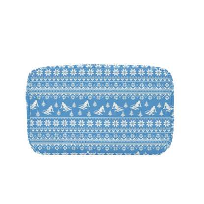 Ski Knit Pattern Print Design LKS302 Insulated Lunch Bag