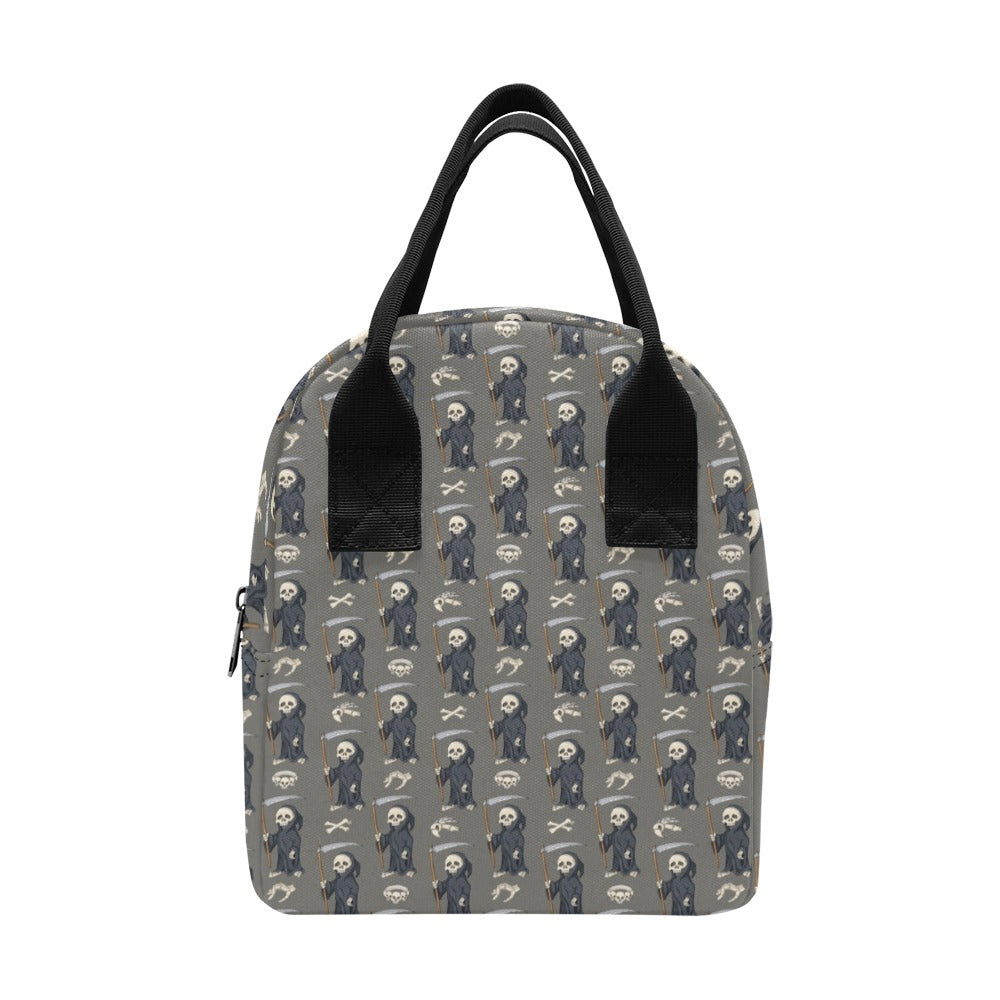Skeleton Print Design LKS308 Insulated Lunch Bag