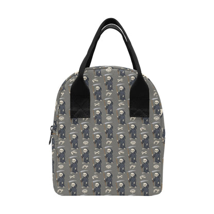 Skeleton Print Design LKS308 Insulated Lunch Bag