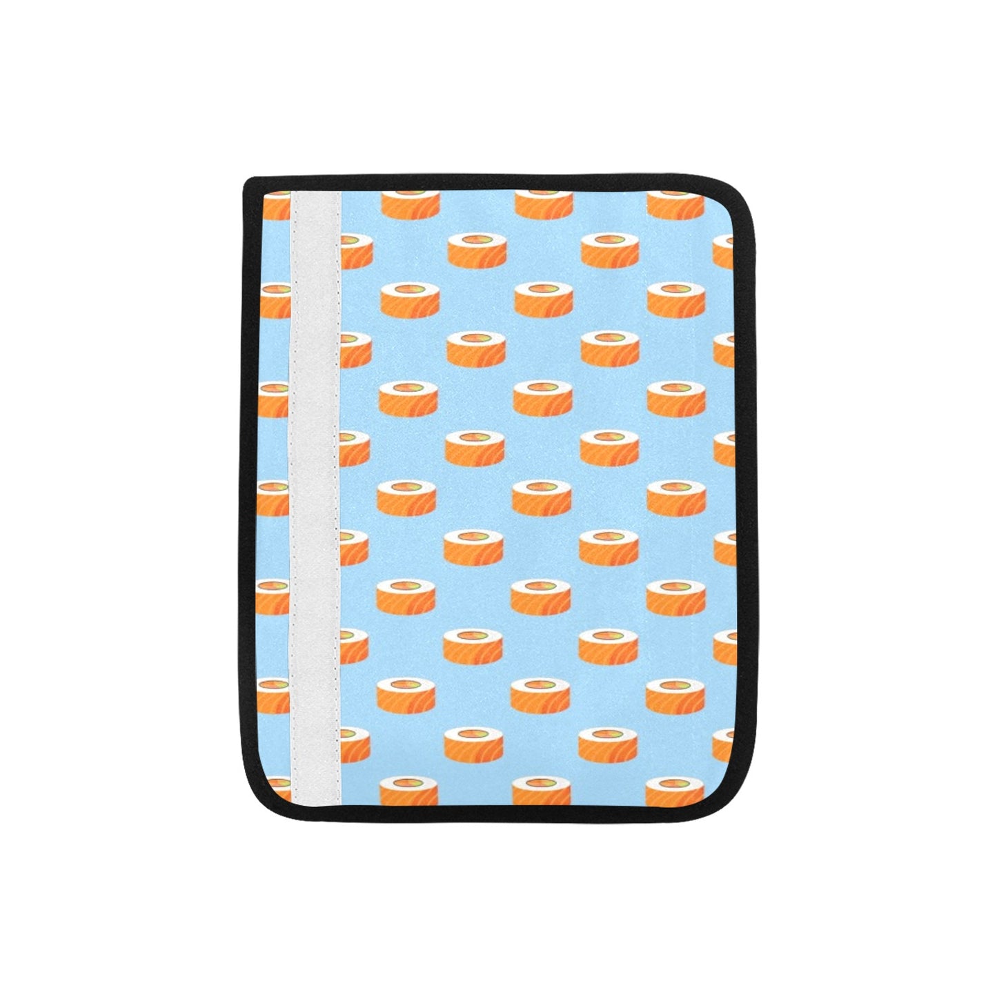 Salmon Sushi Print Design LKS307 Car Seat Belt Cover