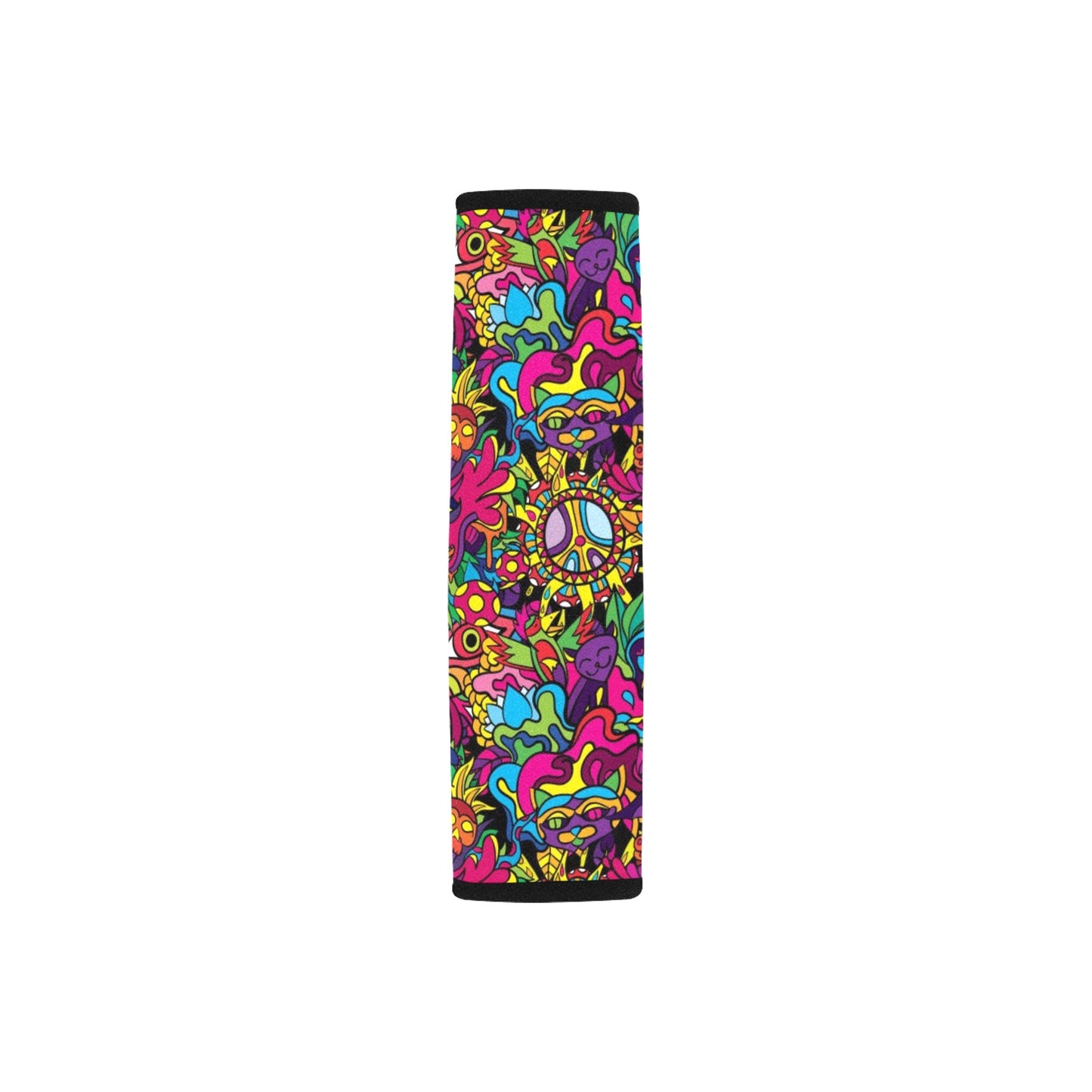 Trippy Print Design LKS304 Car Seat Belt Cover