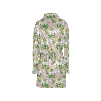 Sampaguita Print Design LKS302 Women's Fleece Robe