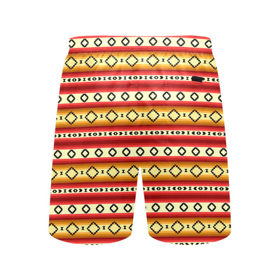 Serape Themed Men's Swim Trunks Beach Shorts