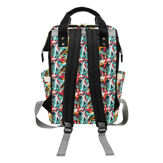 Splatter Print Design LKS304 Diaper Bag Backpack