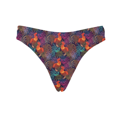 Rooster Print Style Women's Thongs