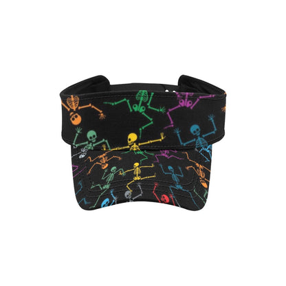 Skeleton Colorful Print Design LKS302 Unisex Sun Visor