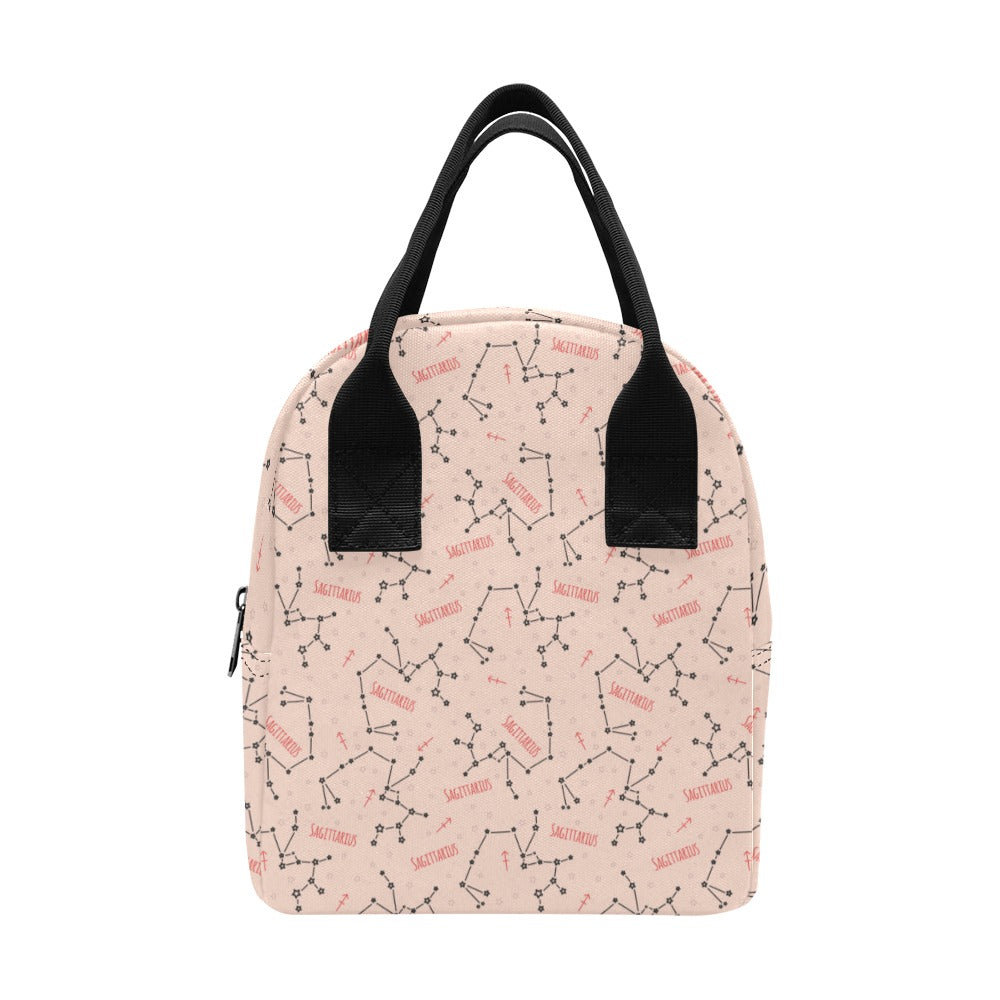 Sagittarius Star Print Design LKS302 Insulated Lunch Bag