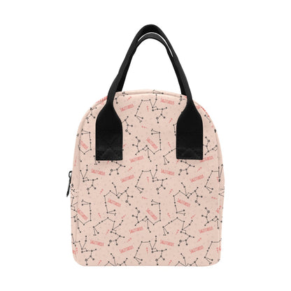 Sagittarius Star Print Design LKS302 Insulated Lunch Bag