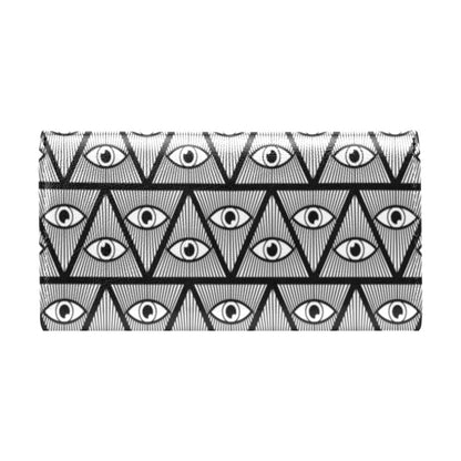 Third Eye Pattern Print Design LKS304 Women's Trifold Wallet