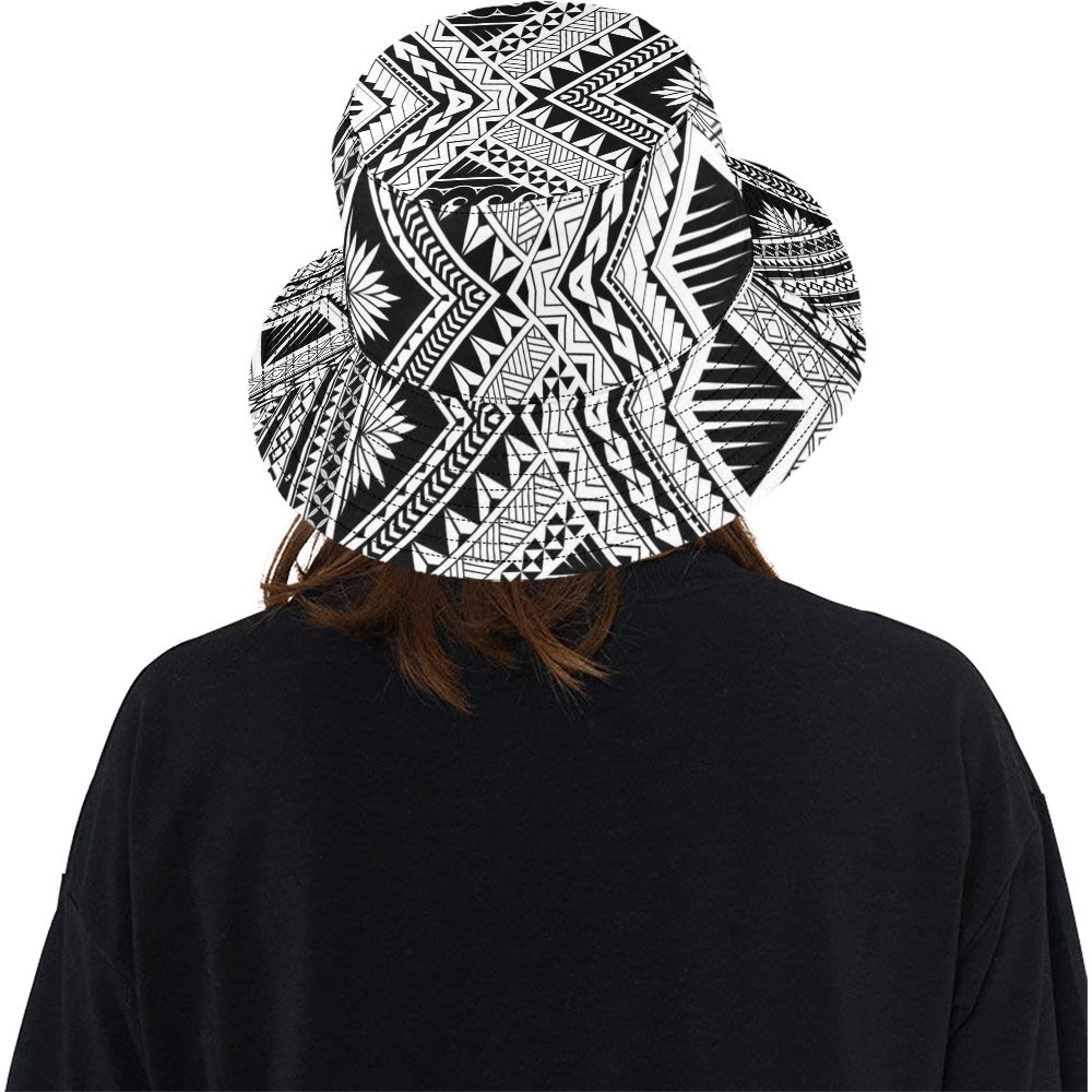 Samoan Tattoo Style Print Design LKS307 Unisex Bucket Hat