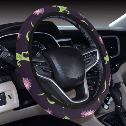 lizard Print Design LKS402 Steering Wheel Cover with Elastic Edge