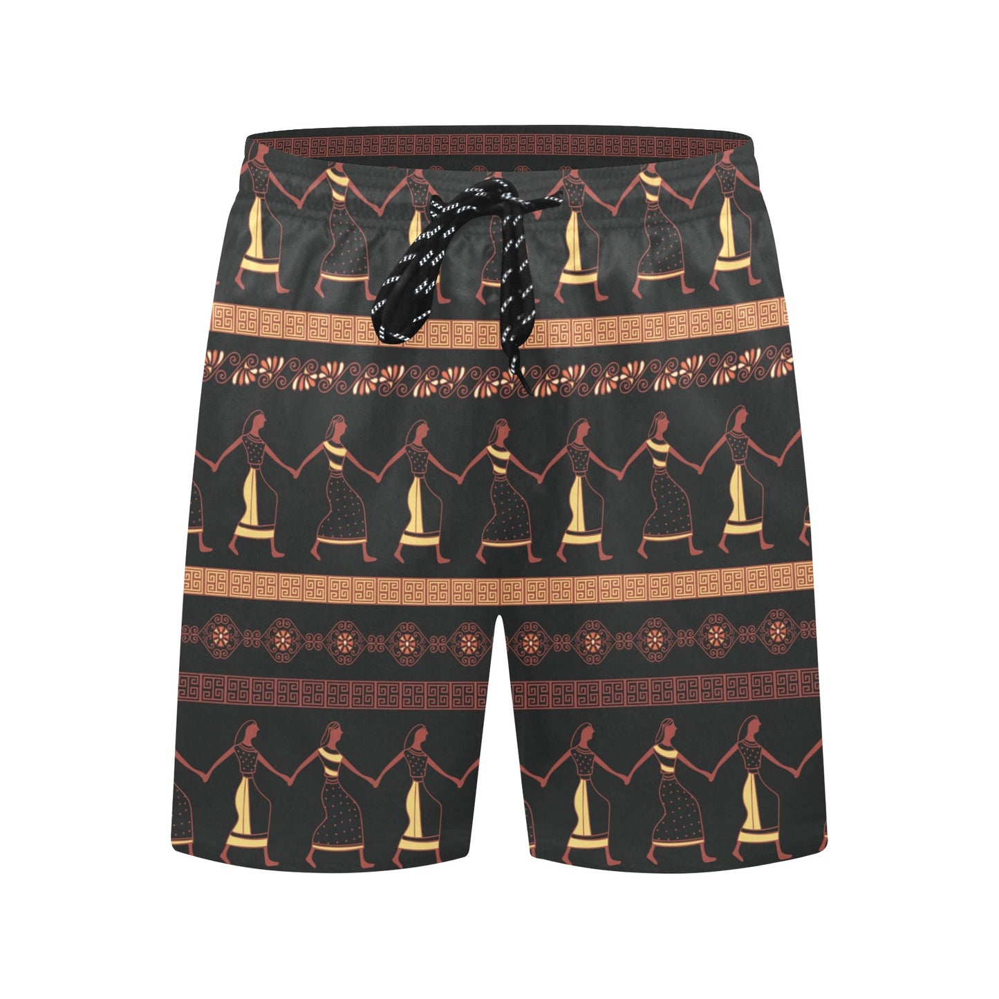 Ancient Greek Human Print Design LKS306 Men's Swim Trunks Beach Shorts