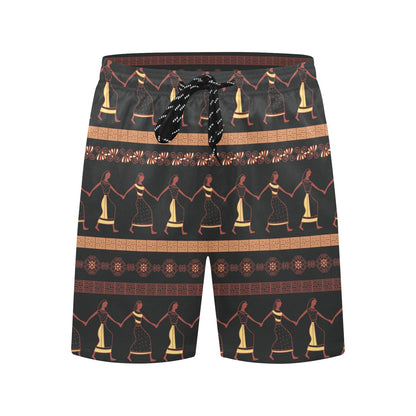 Ancient Greek Human Print Design LKS306 Men's Swim Trunks Beach Shorts