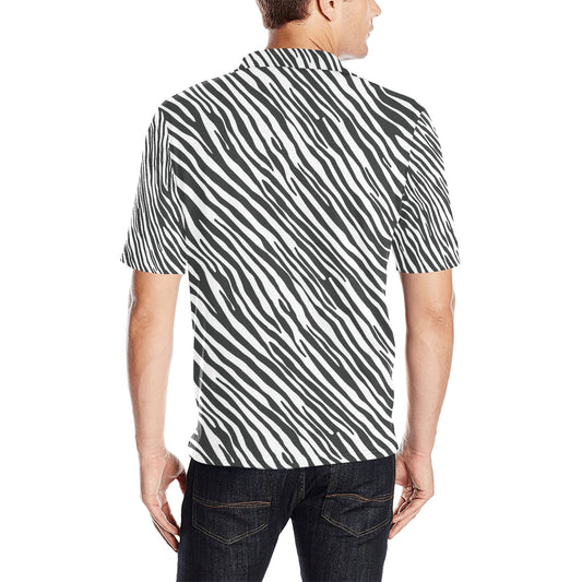 Zebra Classic Print Design LKS302 Men Polo Shirt