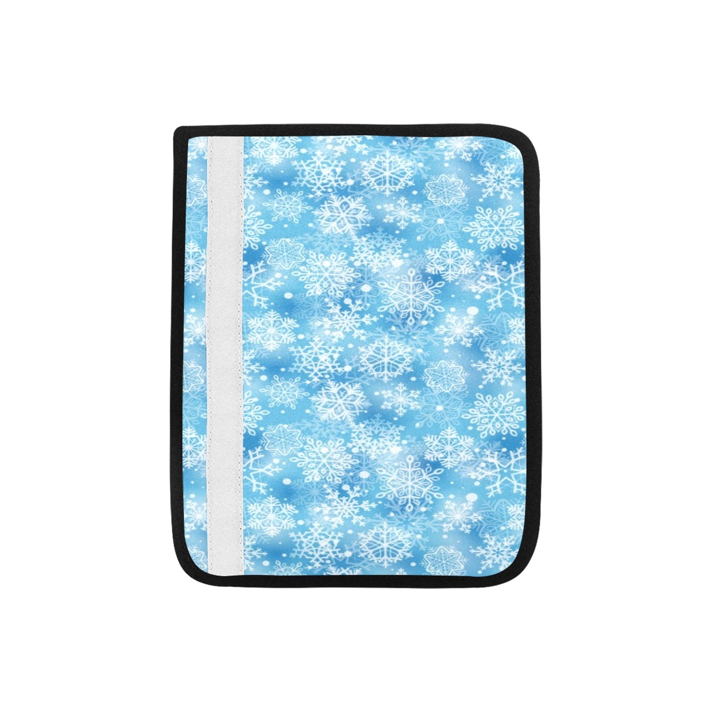 Snowflake Blue Print Design LKS301 Car Seat Belt Cover