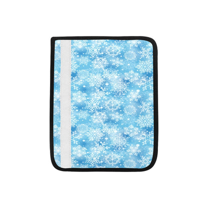 Snowflake Blue Print Design LKS301 Car Seat Belt Cover