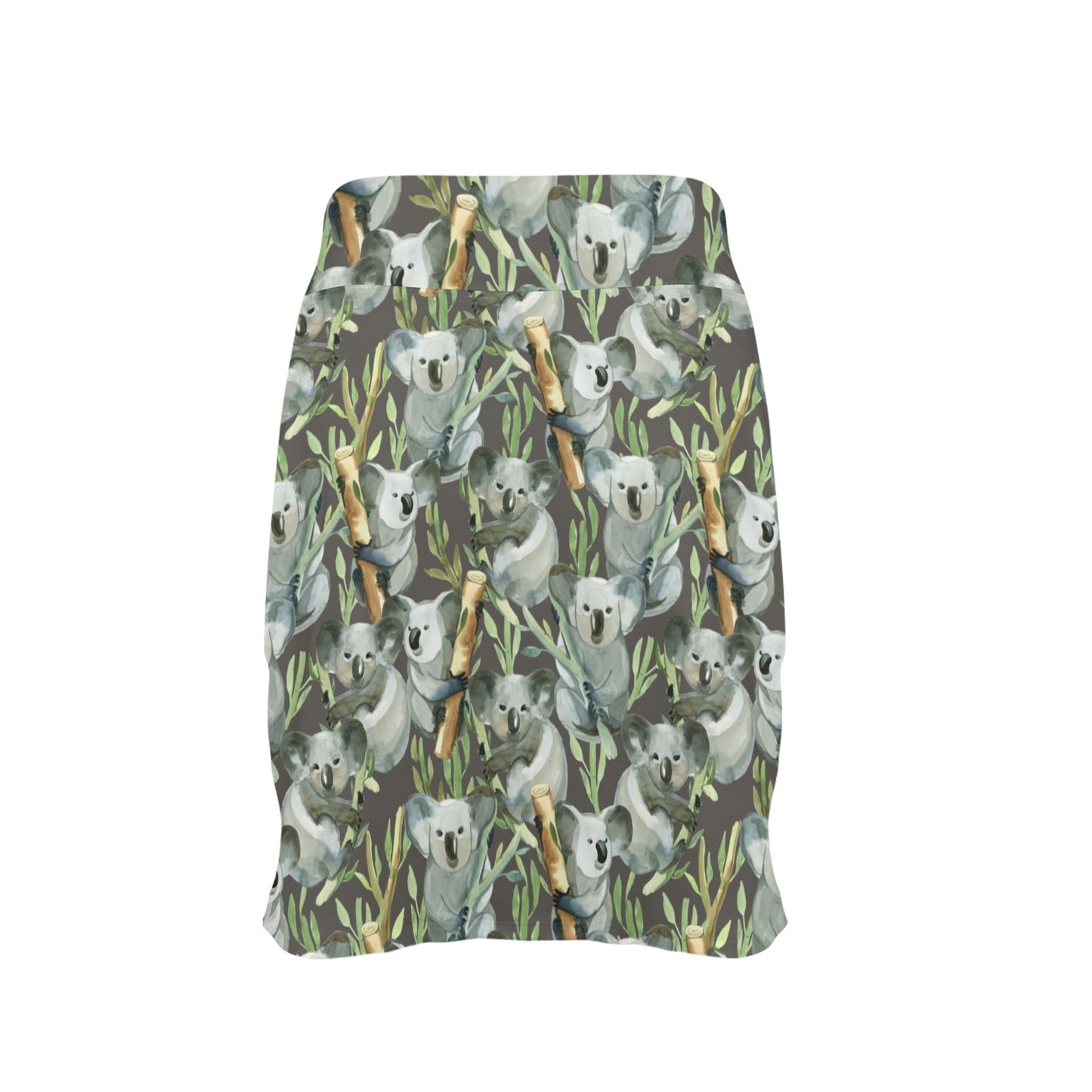 Koala Pattern Design Print 17" Golf & Pickleball Skort with Pockets