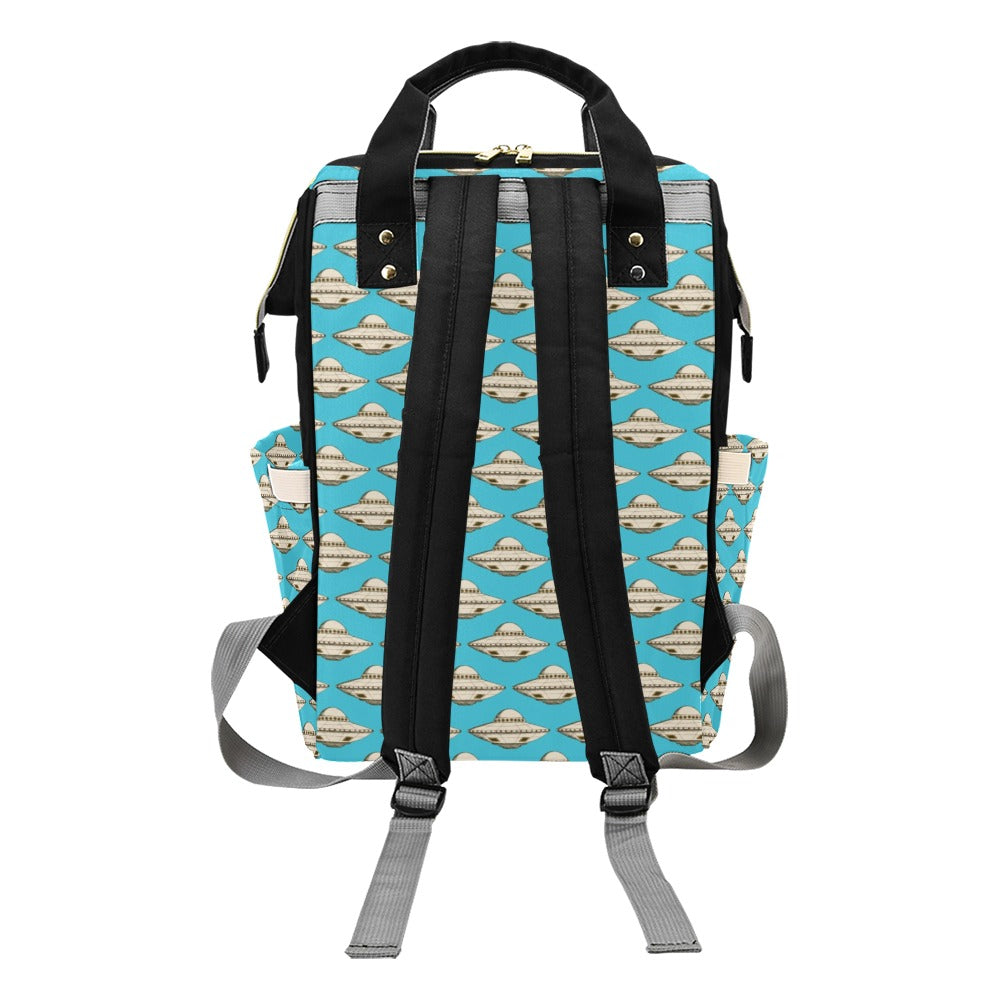 UFO Print Design LKS301 Diaper Bag Backpack