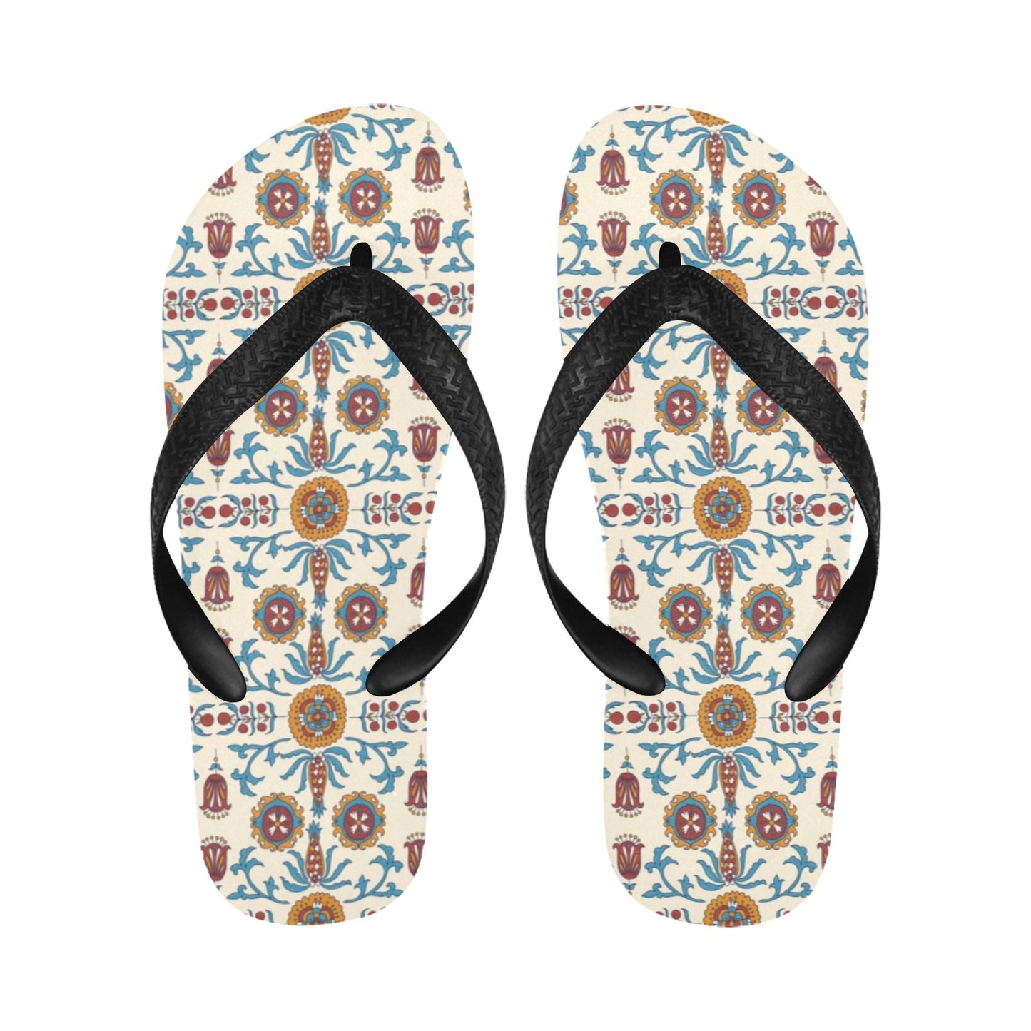 Suzani Print Design LKS301 Flip Flops