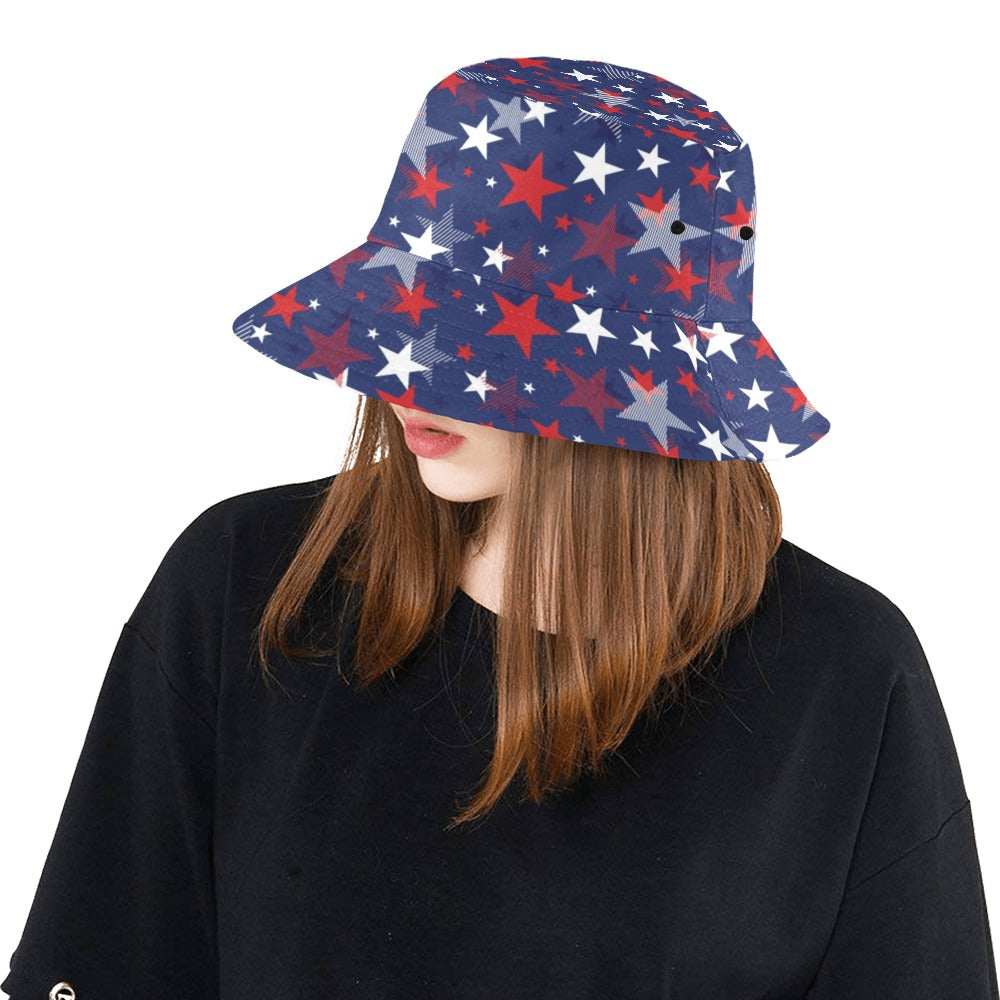 Star Print Design LKS304 Unisex Bucket Hat