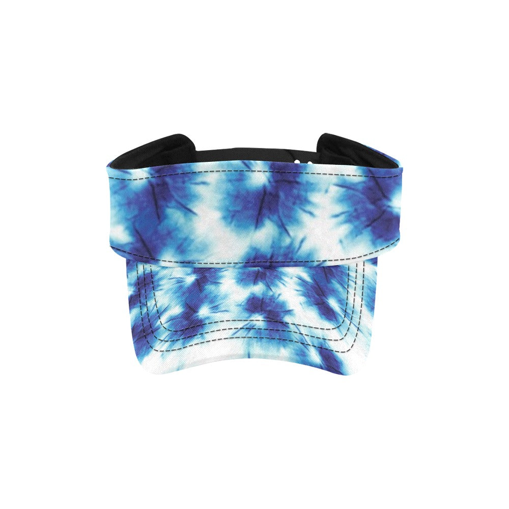 Tie Dye Blue Print Design LKS305 Unisex Sun Visor