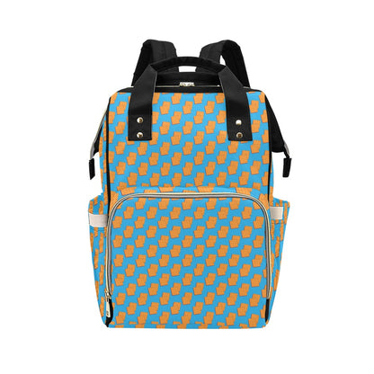 Waffle Print Design LKS304 Diaper Bag Backpack