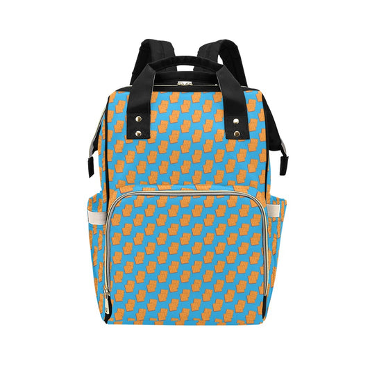 Waffle Print Design LKS304 Diaper Bag Backpack