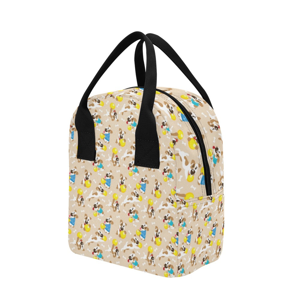 Russell Terriers Cute Print Design LKS304 Insulated Lunch Bag