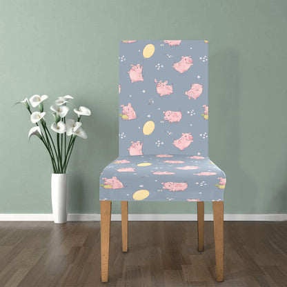 Pig Print Design LKS405 Dining Chair Slipcover