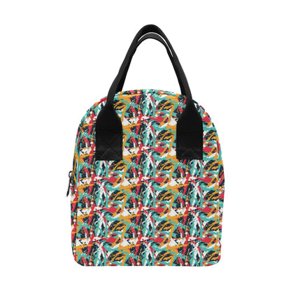 Splatter Print Design LKS304 Insulated Lunch Bag