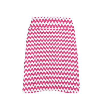 Chevron Print Design LKS402 17" Golf & Pickleball Skort with Pockets