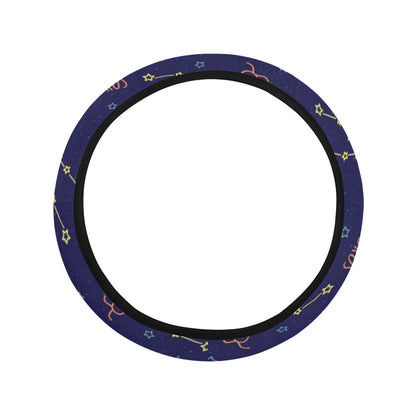Taurus Print Design LKS301 Steering Wheel Cover with Elastic Edge