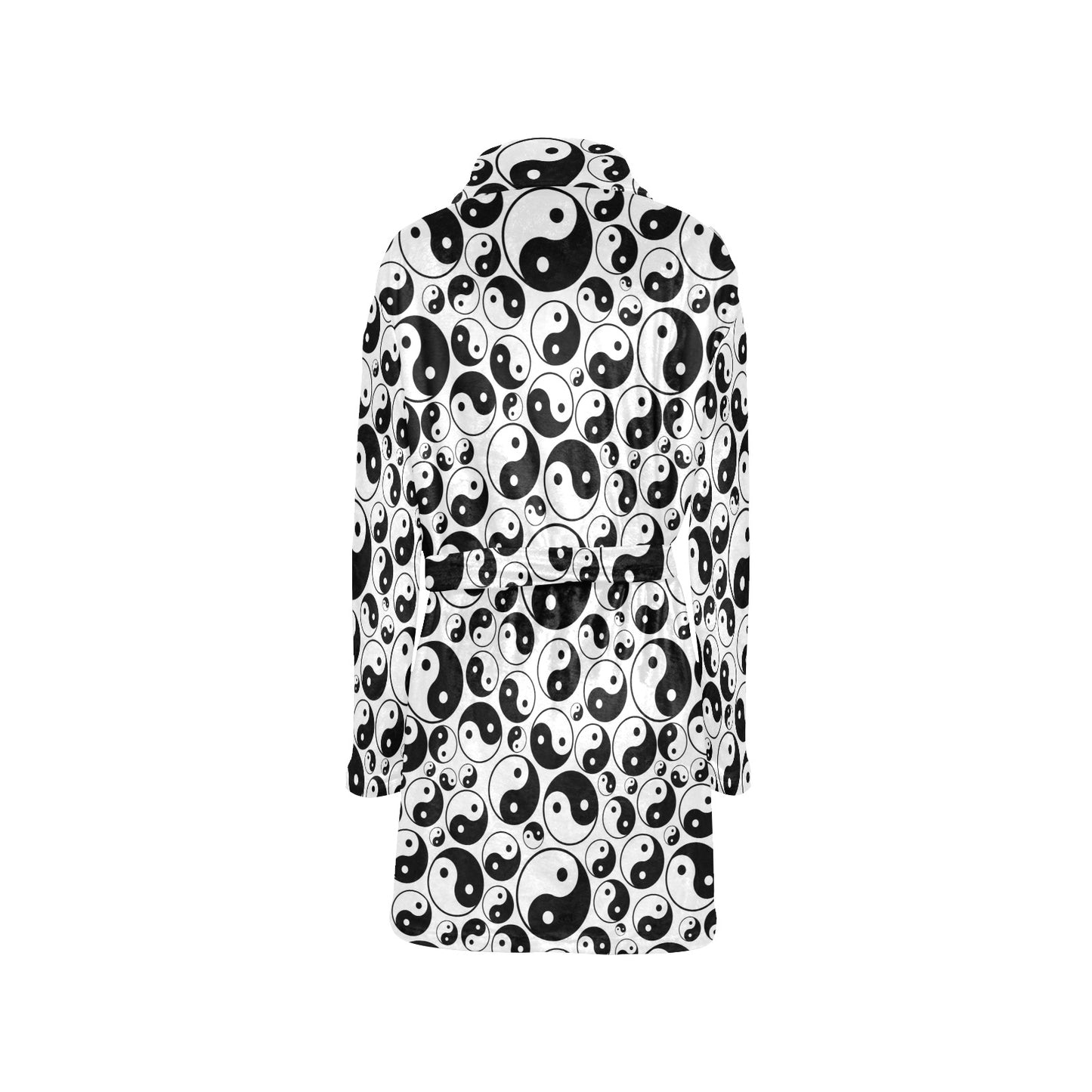 Yin Yang Print Design LKS302 Women's Fleece Robe