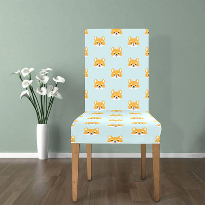 Shiba Inu Print Design LKS301 Dining Chair Slipcover