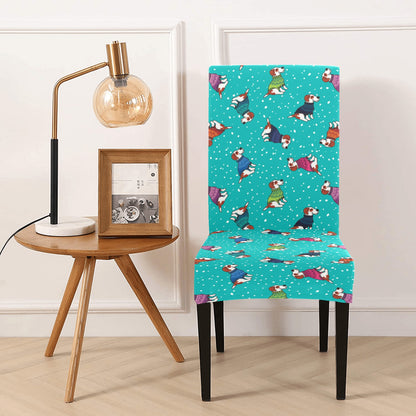 Russell Terriers Print Design LKS309 Dining Chair Slipcover