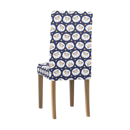 Sheep Print Design LKS402 Dining Chair Slipcover