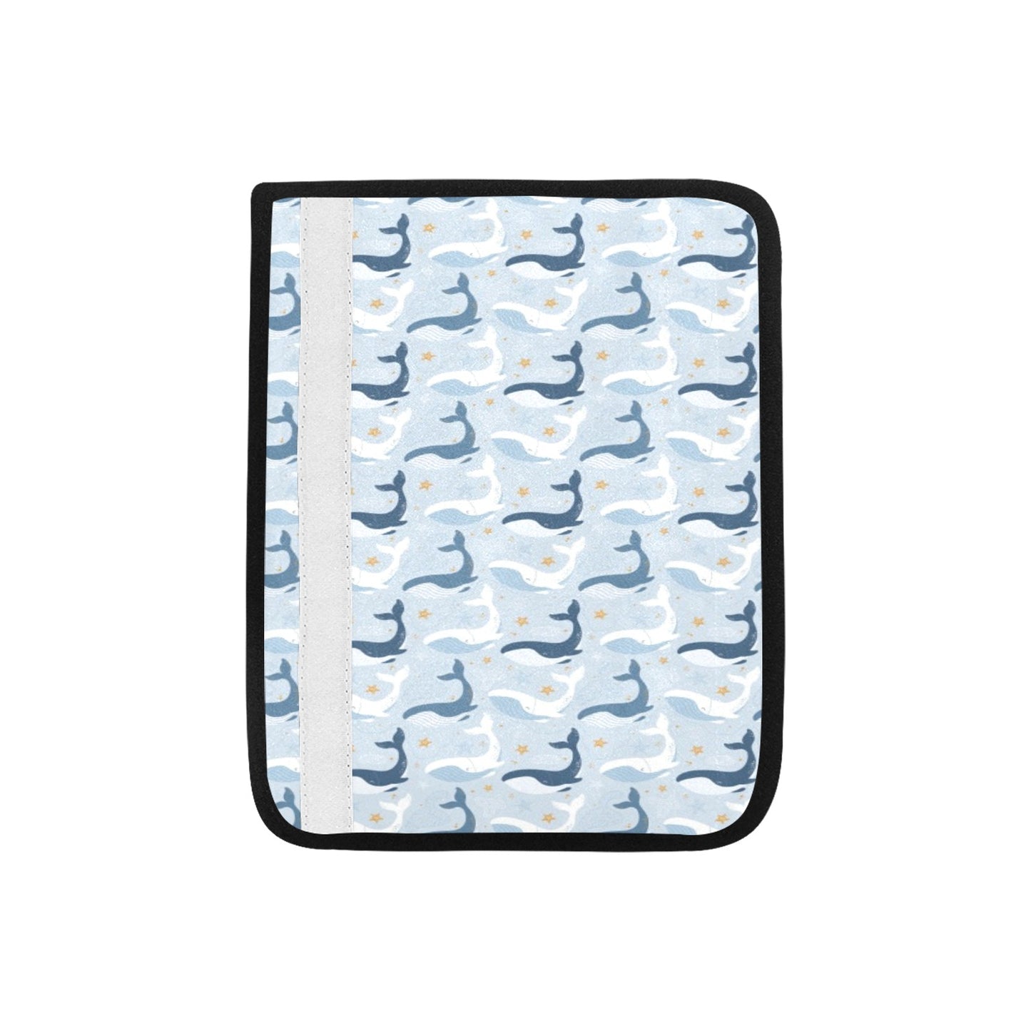 Whale Print Design LKS305 Car Seat Belt Cover