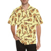 Acoustic Guitar Print Design LKS402 Men's Men's Hawaiian Shirt